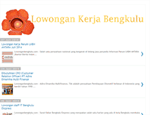 Tablet Screenshot of lowonganbengkulu.com